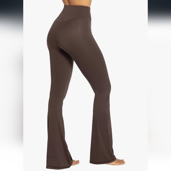 Brown High-Waisted Women's Pants - Picture 3 of 16